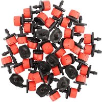 100-teiliges verstellbares Bewässerungstropfer-Set, Mikro-Tropfbewässerungsset, 360 ° automatisches Bewässerungssystem für Rasen, Gewächshaus, von LLING