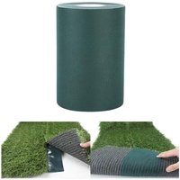 150 mm x 10 m Kunstrasenband, Rasenband, selbstklebendes Rasenteppichband (2 Farben) (Grün) von LLING