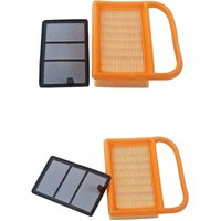 2 stücke Ersetzen Luftfilter + Vorfilter Für BR320 STIHL TS410 TS420 Rasenmäher Ersetzen 4238-140-1800 4238 140 4401 42381410300B von LLING