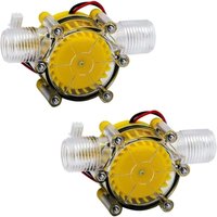 2X Wasserdurchflusspumpe 10W Generator 12V Turbinendurchfluss Hydraulische Umwandlung 2X Wasserdurchflusspumpe 10W Generator 12V Turbinendurchfluss Hydraulische Umwandlung von LLING