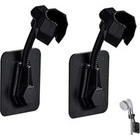 2er Set Brausehalter ohne Bohren - 360° verstellbar - Universal Duschkopfhalter für Handbrause in Bad und Haushaltsc von LLING