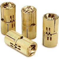 4 Stück 14 mm Messing-Fassscharniere, versteckte Boxscharniere, unsichtbare Möbelscharniere, 180 Grad offener Winkel, Schrankscharniere für 4 Stück 14 mm Messing-Fassscharniere, versteckte Boxscharniere, unsichtbare Möbelscharniere, 180 Grad offener Winkel, Schrankscharniere für von LLING