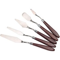 5 Stücke Edelstahl Malmesser Künstler Ölgemälde Palettenmesser Spachtel Ölgemälde Farbmischung Zubehör 5 Stücke Edelstahl Malmesser Künstler Ölgemälde Palettenmesser Spachtel Ölgemälde Farbmischung Zubehör von LLING