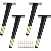 8-Zoll-Möbelbeine aus Metall, 4er-Set – schräge Sofa-Möbelbeine – robuste Couchtischbeine – große, schlanke, konische Beine – moderne 8-Zoll-Möbelbeine aus Metall, 4er-Set – schräge Sofa-Möbelbeine – robuste Couchtischbeine – große, schlanke, konische Beine – moderne von LLING