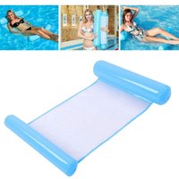 Aufblasbare Wasserhängematte, Schlafsofa, 4-in-1 aufblasbares Poolbett, Mehrzweck-faltbare schwimmende Hängematte, ultraleichtes tragbares von LLING