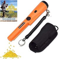 Dinfu Hochempfindlicher, wasserdichter Hand-Pinpointer-Metalldetektor mit integrierter LED-Anzeige für Kinder und Anfänger von LLING