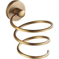 Haartrocknerhalter aus antikem Kupfer, klassischer Handtuchhalter aus gebürstetem Messing, gut gestaltet, Wandhalterung, Aufbewahrung, von LLING