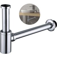 Hochwertiges Geruchsschutzrohr aus Messing und Chrom für Waschbecken von LLING