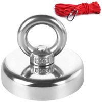 Magnetisches Angelset, 550 lb Spannungs-Angelmagnetset, leistungsstarker runder Neodym-Magnet für Magnetangeln und Flussbergung von LLING