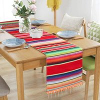 Mexikanischer Tischläufer, verbesserter Serape-Tischläufer, von LLING