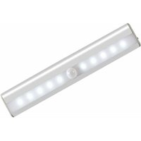 Schranklicht mit Sensor, Bewegungsmelderlampe, 10 LED-Nachtlicht mit Magnetstreifen, Stromversorgung über USB (kabellos), automatisches von LLING