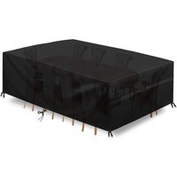Schutzhülle Möbelabdeckung Gartenmöbelabdeckung Outdoor-Tischabdeckung wasserdichte Plane Oxford-Gewebe, mit Seil und Verschlussschnalle (210D, 180 x Schutzhülle Möbelabdeckung Gartenmöbelabdeckung Outdoor-Tischabdeckung wasserdichte Plane Oxford-Gewebe, mit Seil und Verschlussschnalle (210D, 180 x von LLING