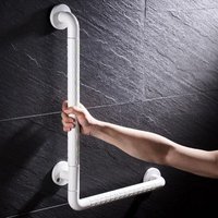 Sicherheitshaltegriff für die Dusche, fluoreszierender L-förmiger Handlauf für ältere Menschen, rutschfeste Toiletten-Sicherheitsgriffstütze aus Sicherheitshaltegriff für die Dusche, fluoreszierender L-förmiger Handlauf für ältere Menschen, rutschfeste Toiletten-Sicherheitsgriffstütze aus von LLING