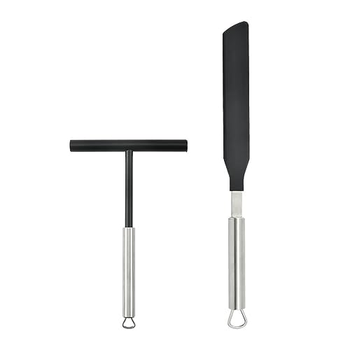 2 Stück Teigverteiler Crepes Maker Set Essential Backzubehör Crepes Verteiler Geeignet für handgemachte Crepes von LLINthy