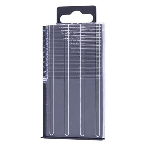 20/20pcs Kleine Twist Bohrer Bit Mit Plastikbox Für Präzisionsschachtel Basteln Schmuckherstellung Und Uhr Reparaturlochbohrwerkzeug Multi Size Bohrer Bits von LLINthy