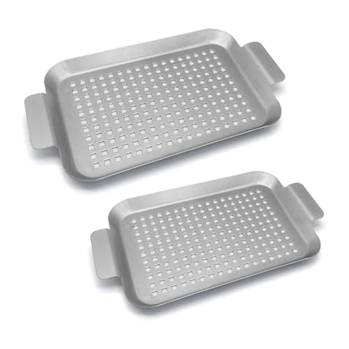 2pcs Outdoor Bratpfanne GRILKS PAN OFEN BAKKRIFT GRILLS TABLE METAL TLATTE GRIMERE von LLINthy