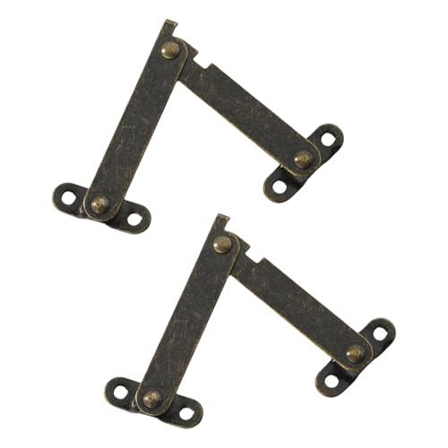 2pcs Rotierende Eisenscharniere Display Klammer Heben Aufenthalt Scharnierklapplid Stützscharniere Für Holzkasten Schmucktasche von LLINthy