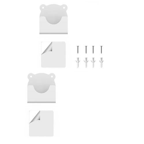 2pcs Wandklebende Duschvorhänge Stange Rack Badezimmer Wandhalter Cartoon Duschhalter Für Schlafzimmervorhänge von LLINthy