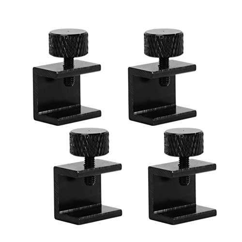 4 Stück/Set 3D Pritner Beheizte Bett Clip Verstellbare Heizbettklemmen Clips Aluminiumlegierung Hotbed Build Platform Retainer von LLINthy