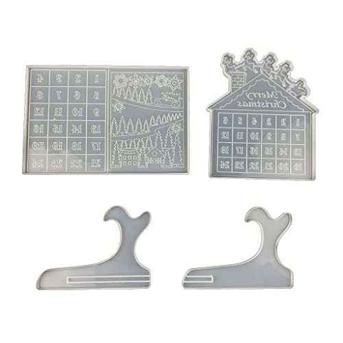 4pcs/Pack Kalenderformen Kleine Große Formen Für Handgefertigtes Kunsthandwerk Home Office Schreibtisch Ornamente Geburtstagsgeschenke Planer Formen Für Harzguss 4pcs/Pack Kalenderformen Kleine Große Formen Für Handgefertigtes Kunsthandwerk Home Office Schreibtisch Ornamente Geburtstagsgeschenke Planer Formen Für Harzguss von LLINthy