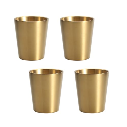 4pcs Doppelwand Isolierte Edelstahlbecher Metall Bier Becher Kleine Trinkgläser Für Partys Und Picknicks Verwenden 4pcs Doppelwand Isolierte Edelstahlbecher Metall Bier Becher Kleine Trinkgläser Für Partys Und Picknicks Verwenden von LLINthy