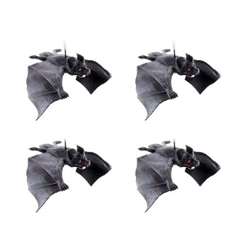 4pcs Halloween Fledermaus Hängende Dekorationen Gruselige Tierhänge Für Garten Yard Office Klassenzimmer Wanddekoration Halloween Fledermauskleider 4pcs Halloween Fledermaus Hängende Dekorationen Gruselige Tierhänge Für Garten Yard Office Klassenzimmer Wanddekoration Halloween Fledermauskleider von LLINthy