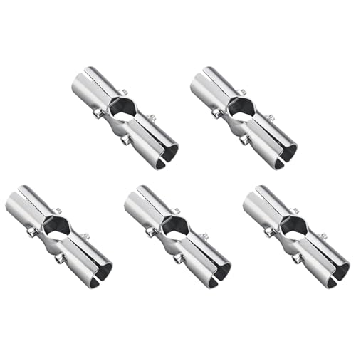 5 Pack Edelstahlrohranschlüsse Zum Trocknen Von Rack Easy Installationsrohre Für Möbelrohre Anschlusswerkzeug Gewächshäuser Rohre Stecker von LLINthy