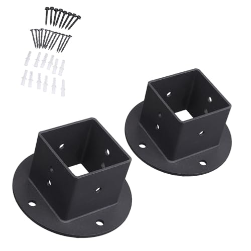 6pieces Robuste Metall Post Basis Mit Pulverbeschichtung Für Zaungeländer Privatsphäre Paneel Paneel Panel Und Pergolas Stützmetallbasis 6pieces Robuste Metall Post Basis Mit Pulverbeschichtung Für Zaungeländer Privatsphäre Paneel Paneel Panel Und Pergolas Stützmetallbasis von LLINthy