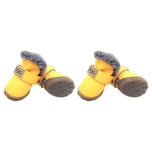 Atmungsaktives Hundefuge Warm Zum Schutz Der Pfotenschuhschuhe Für Dauerhafte Antidirty Gurte Nicht Schlupf Haustierschuhe Für Kleine Hunde Wasserdicht von LLINthy