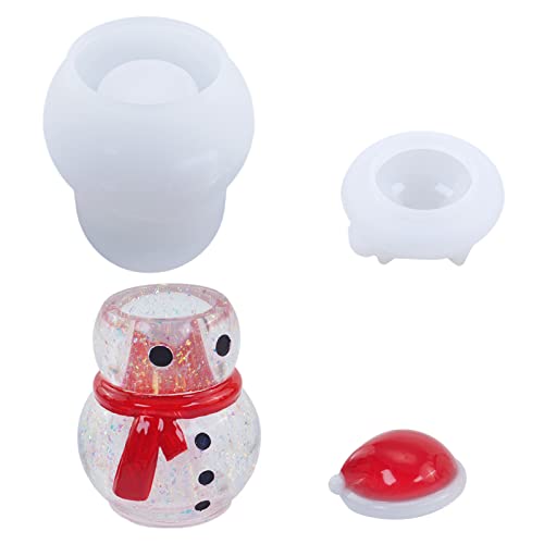 Aufbewahrungsbox Harzform Mit Deckel Weihnachtsbaumflasche Schimmel Silikonschmuck Ringe Box Epoxidharzform Zum Gießen Von Handwerksbehörden Harzform Mit Deckel von LLINthy