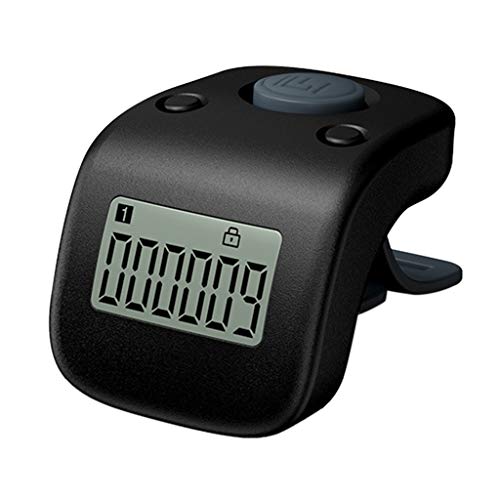 Bequemer Zähler Digitaler LCD Tally Counter 6 Kanalzählung 6 Digitale Perlen Gebetsklicker Meditationsgerät von LLINthy