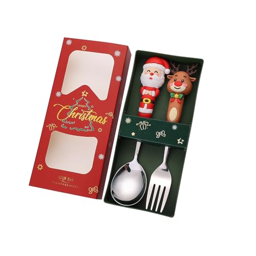 Besteck Von Weihnachtsmotiven Set 410 Stahlstahllöffel Und Gabel Festival Esszubehör Für Verschiedene Anlässe Weihnachtstisch Einstellung Besteck Von Weihnachtsmotiven Set 410 Stahlstahllöffel Und Gabel Festival Esszubehör Für Verschiedene Anlässe Weihnachtstisch Einstellung von LLINthy