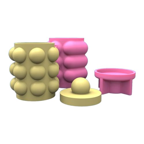 Bubble Storage Box Silikonformen Betongussblumentopf Schimmel Candlestick Ornament Machen Sie Werkzeug Leicht Zu Reinigen Betongussschimmel Für Blumentöpfe Wohnkultur von LLINthy