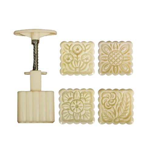 Chinesische Stil Verschiedene Formen Form Handdruck Fondant Moon Kuchenform Presse Keksschneider Backwerkzeug von LLINthy