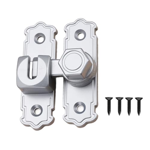 Compact No Security Riegel Aluminium Scheunenschloss Mechanismus Swing Gate Set Für 90/180 Grad Türanwendungen Starkes von LLINthy