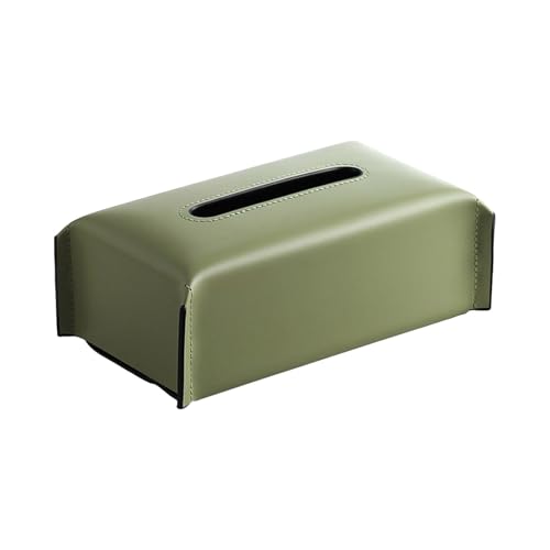 Dekorative PU Leder Tissue Box Feuchtigkeits Proof Papierhandtuchhalter Eleganter Servietten Für Wohnzimmertischtisch von LLINthy