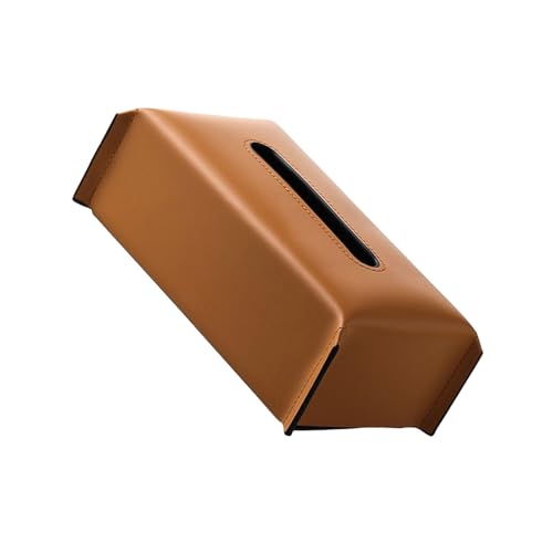 Dekorative PU Leder Tissue Box Feuchtigkeits Proof Papierhandtuchhalter Eleganter Servietten Für Wohnzimmertischtisch von LLINthy