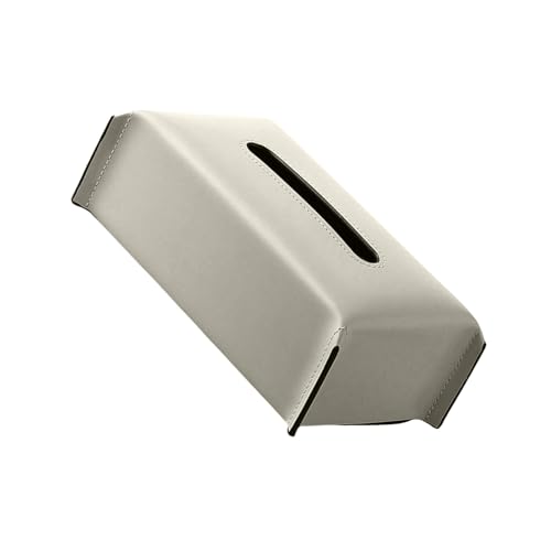 Dekorative PU Leder Tissue Box Feuchtigkeits Proof Papierhandtuchhalter Eleganter Servietten Für Wohnzimmertischtisch von LLINthy