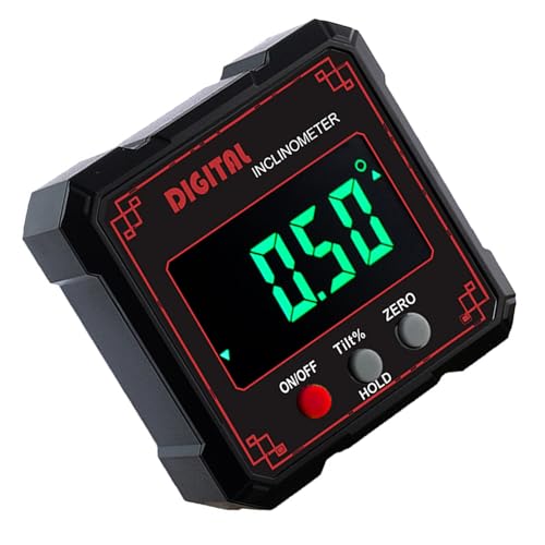 Digitale Finder Easy Carry Electronic Messer Für Metalloberflächen Engineering & Automotive Reparaturanwendungen Mehrfachzweckes Digitales Neigungsmesser von LLINthy