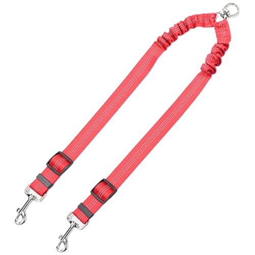 Double Ended Pet Leads Für 2 Hunde Tränenfeste Nylon Sichere Klammermüdung Die Wanderseil Für Verschiedene Rassen Freien Freien Leine Reduziert von LLINthy