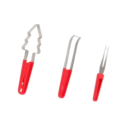 Edelstahl Wassermelonen Schneidwerkzeug Drei In 1 Gabel Und Weihnachtsbaumformschneider Picknicks Obst Slicer Für Picknicks Sommerküche Gadget von LLINthy