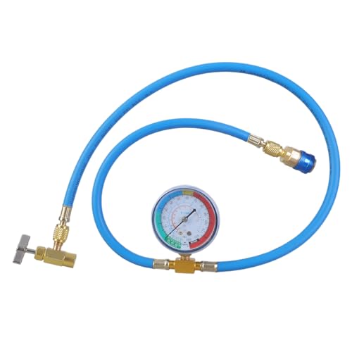 Ein C R134A Wiederaufladungsschlauch Mit Messgerät Für Kältemittel Der Auto Klimaanlage Und Druckmessung A C Messgerät Set Ein C R134A Wiederaufladungsschlauch Mit Messgerät Für Kältemittel Der Auto Klimaanlage Und Druckmessung A C Messgerät Set von LLINthy