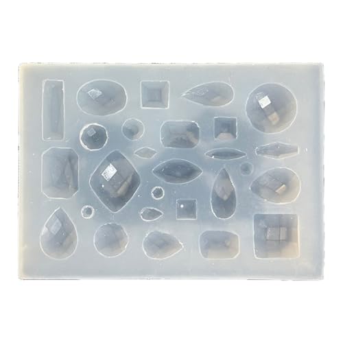 Einfach Zu Reinigen Silikonform Diamantförmiges Zubehör Form Flexible Schmuckzubehör Herstellen Form Für Liebhaber von LLINthy