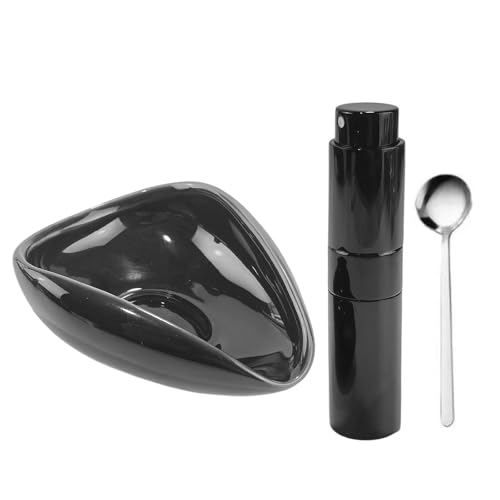 Elegant Cooked Bean Demonstration Set Einzigartiger Schwarzer Keramik Löffel Set Zum Präsentieren Der Gekochten Bohnenprobe Ausstellung Toolset von LLINthy