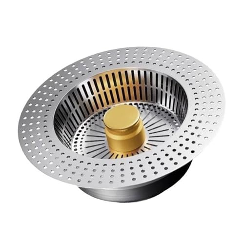 Elegante Goldene Farbküche Spüle Drainsieb Edelstahl Designs Zubehör Für Styles Haushalt Täglich Gebrauch von LLINthy