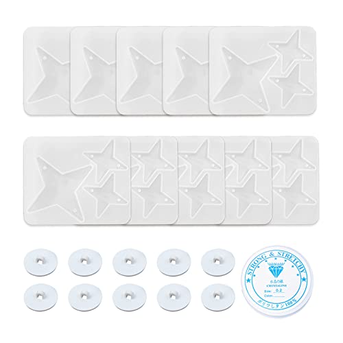Für Star Love Heart Silicon Schimmelpilze Tür Vorhang Partition Pack Harzform Geeignet Für Handwerk Home Dec Door Vorhang Package Für Star Love Heart Silicon Schimmelpilze Tür Vorhang Partition Pack Harzform Geeignet Für Handwerk Home Dec Door Vorhang Package von LLINthy