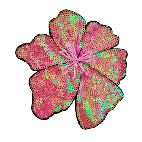 Glitzernde Paillettenblumenapparat Auf Flecken Für Verschiedene Kleidungsstufe Kostüm Dekorative Glitzer Applikation von LLINthy
