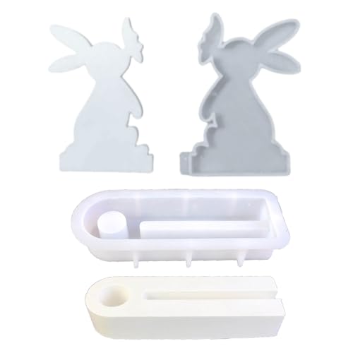 Handgefertigte Kerzenständer Silikonformen 3D-Halter Formen Ostern Harze Formen Handgefertigte Kerzenständer Silikonformen 3D-Halter Formen Ostern Harze Formen von LLINthy