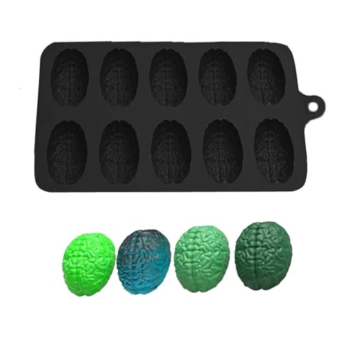Hitzebeständiges Silikon Fondant Kuchenform 10 Hohlraumhirn Formgebäck Backform Leicht Zu Demoldt Dessert Bakwares Silikonhirn Kuchenform Schimmel Hitzebeständiges Silikon Fondant Kuchenform 10 Hohlraumhirn Formgebäck Backform Leicht Zu Demoldt Dessert Bakwares Silikonhirn Kuchenform Schimmel von LLINthy