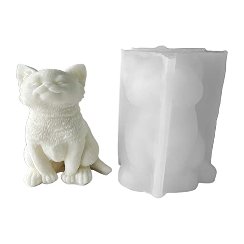 Katzen Form Tierkerzen Silikonform Für Kerzenherstellung Harz Handwerksform Für Aromatherapie Kerzenseife Harzschmuck Schimmel von LLINthy